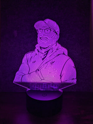 Klopp Neon Light w/ FREE PIN BADGE - Shop of the Kop