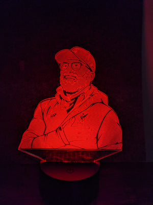 Klopp Neon Light w/ FREE PIN BADGE - Shop of the Kop