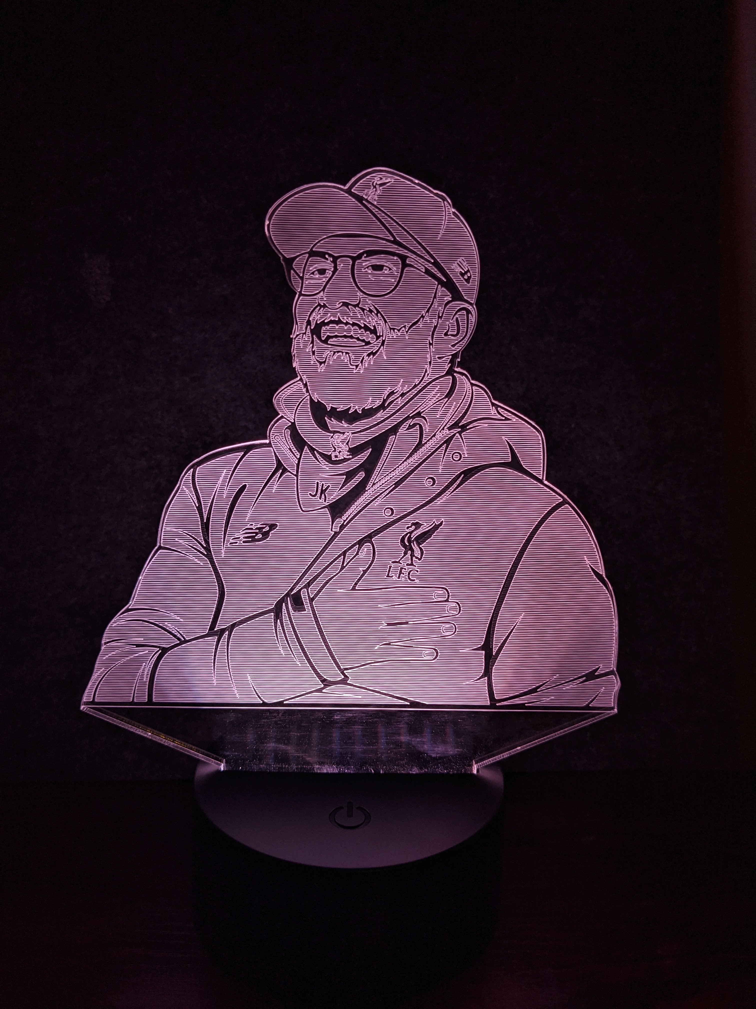 Klopp Neon Light w/ FREE PIN BADGE - Shop of the Kop